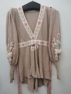 MANOUSH TUNIKA SWETER ROZ.S\M ORYGINALNY SWETR