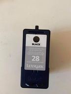 LEXMARK WKŁAD TUSZ 28 BLACK ORYGINAŁ PUSTY