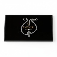 Gotycki Naszyjnik KRZYŻ Męski STAL Amulet Czarny 60cmw