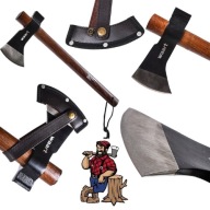 TOPOREK SURVIVALOWY SIEKIERKA OGRODOWA TRZONEK HIKOROWY + GRATIS OSŁONA 45