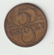 Polska II RP 5 groszy 1928 ladna z obiegu