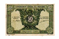 Indochiny Francuskie 50 Cents 1942r.
