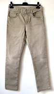 BENETTON SPODNIE Szkoła jeans beż roz 160 unisex 11-12 lat roz 2XL