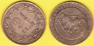 HOLANDIA 2 1/2 CENTS 1886 r.