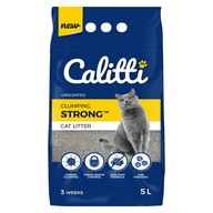 Żwirek bentonitowy Calitti Strong Unscented 5l