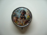 PIGULARZ POJEMNIK NA TABLETKI PIES JAMNIK