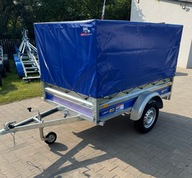 Przyczepka Z PLANDEKĄ H-115cm Vesta 202x131 burty 37cm SPAWANA