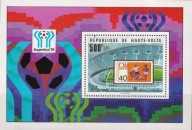 Górna Wolta 1977 bl.52 cena 6,90 zł kat.5€ - sport, piłka nożna