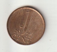 Holandia 1 cent 1972 ladny stan