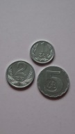 1,2,5,10 zł 1989 ZESTAW 4 MONETY,stan I