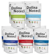 DOLINA NOTECI PREMIUM MIX 20 SZTUK 500G BEZ DROBIU MOKRA KARMA DLA PSA