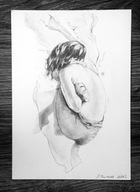 Akt Artystyczny – Praca Ręcznie Tworzona (226) – dla 884 Skubalskich