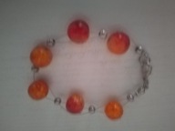 Bransoletka lodowa szklana