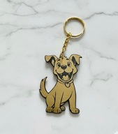 Porządny breloczek na co dzień BRELOK zawieszka do kluczy Amstaff pitbull