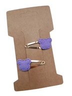 Spineczki spinki do włosów boho dla niemowląt niemowlaka mini pyk miś misie