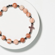 ( Różaniec) - Energia Spokoju i Delikatności – Jadeit Brzoskwiniowy