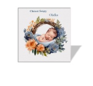 ZAPROSZENIA NA CHRZEST ŚWIĘTY KWADRAT B1