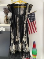 1 ciazowa zwiewna S miss selfridge falbanka lato