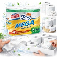 PAPIER TOALETOWY FOXY 4SZT BEZZAPACHOWY MIĘKKI GRUBY PAPIER DO DOMU