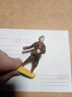 Stara Zabawka Żołnierzyk PRL Niebieski Beret