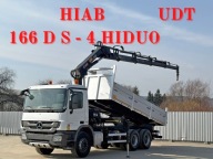 MERCEDES ACTROS 2641 * WYWROTKA 6,00 m * HIAB 166 D S - 4 HIDUO + PILOT
