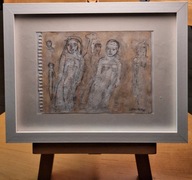 Levkovitch (1936-2025) NIEROZŁĄCZNI 1992 technika mieszana PRACA SYGNOWANA