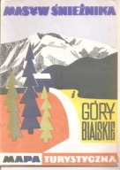 MASYW ŚNIEŻNIKA I GÓRY BIALSKIE - MAPA TURYSTYCZNA Z 1976 ROKU.