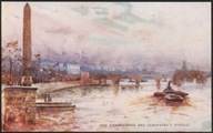 London. The Embankment and Cleopatra's Needle - C.W. Faulkner & Co., 1908