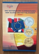 KOLEKCJONERSKI ALBUM - Monety nowych państw członkowskich - 10 PAŃSTW - UNC