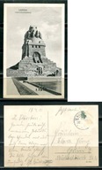 K20813)Niemcy: Leipzig, Voelkerschlachtdenkmal, wyslany 1915