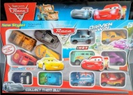 Samochodziki z filmu AUTA ZYGZAK McQueen ZŁOMEK zestaw 12 szt HIT