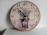 ZEGAR KWARCOWY - ŚCIENNY - WISZĄCY. 35 cm.