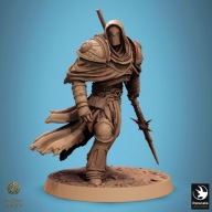 Silent Sentinel Spear Stance B - BoP2 - figurka RPG DnD D&D - druk 3D 14K