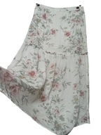 mannari romantyczna spódnica długa z falban 42