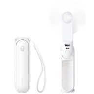 Mini wentylator przenośny wiatrak z funkcją powerbanka i latarką 2000mAh bi