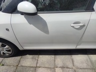 DRZWI LEWY PRZÓD KOMPLETNE SKODA FABIA II lift - lak nr F9E