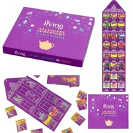 2X SZTKALENDARZ ADWENTOWY HERBATA 24DNI Z HERBATĄ IRVING ZESTAW NA ŚWIĘTA