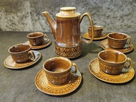 PRUSZKÓW WERINA KOKARDKI SERWIS KAWY HERBATY PORCELIT VINTAGE lata70 PRL