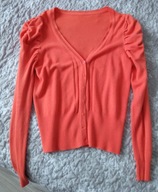 Rozpinany sweterek pomarańczowy roz M/L 38/40