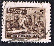 1950 Polska fi 513 - Wydanie na odbudowę Warszawy