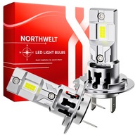 ŻARÓWKI H7 LED HOMOLOGACJA XENON BIAŁE RETROFIT CANBUS WHITE MOCNE 90W