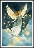 A2 PLAKAT OBRAZ ANIOŁ, PLAKAT Z ANIOŁEM, ANIELSKIE SKRZYDŁA, ANIELICA NR 40