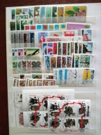 POLSKA Zestaw Znaczków Kasowanych z Klejem bez Podlepek z Rocznik 1971