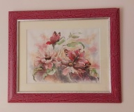 OBRAZ AKWARELA W RAMIE