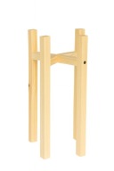 Doniczka-stojak drewniany 40 cm – dekoracja roślin i kwiatów