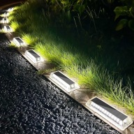 Lampki LED podłogowe solarne zewnętrzne 8 szt lampy ogrodowe Lacasa Outdoor