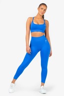 LEGGINSY damskie PUSH UP s siłownie SPORTOWE leginsy turkusowe niebieskie S