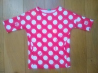 Sukienka dresowa Benetton 4-5 lat w grochy