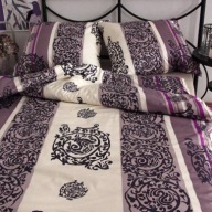 pościel z satyny 160x200 + 2x70x80 zamek S 17947-2 basic 3 A-pol