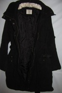 PŁASZCZ Z PASKIEM LEKKO OCIEPLANY ROZM 38